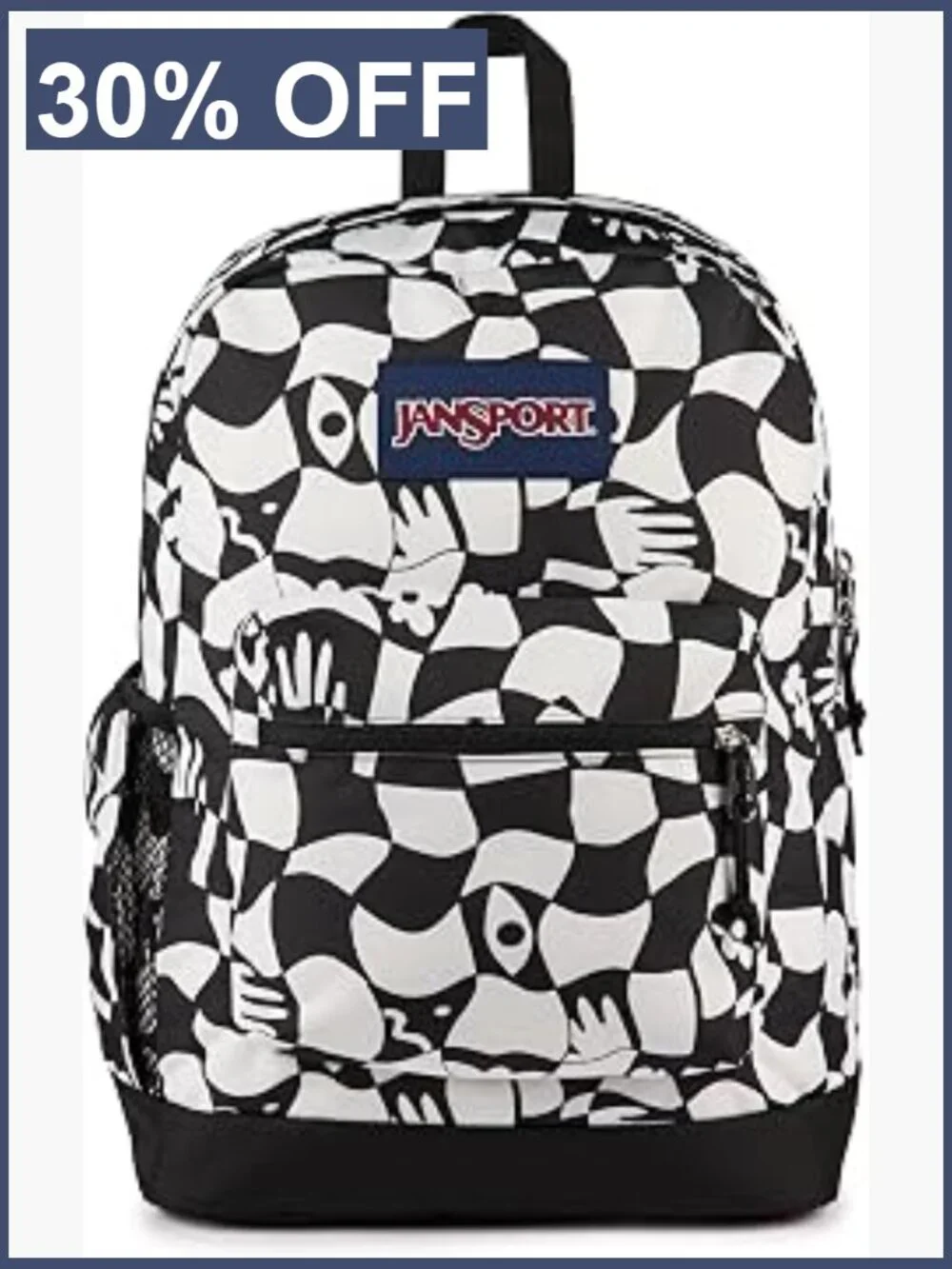 Large Backpack with Padded Laptop Sleeve, Water Bottle Pocket, 26L